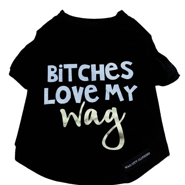 Las perras aman mi menada para venta al por mayor de Wag City Clothing