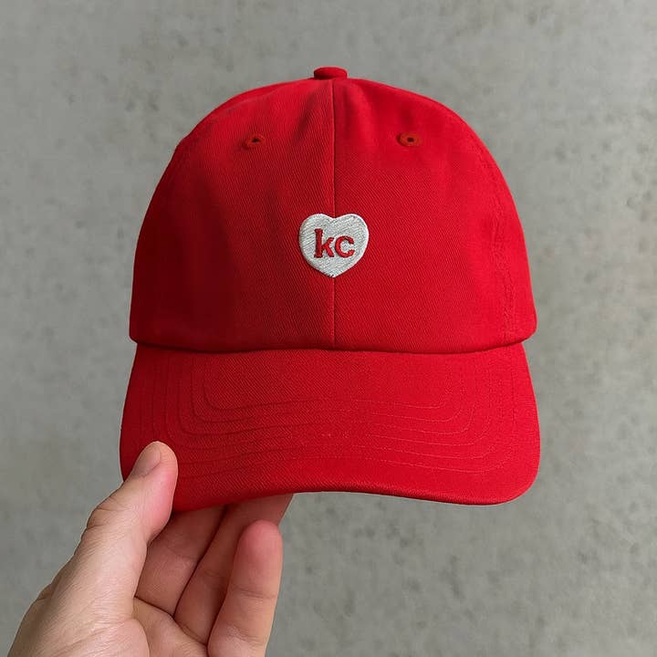 Embroidered Kansas City KC Dad Hat for wholesale by Thread Friday