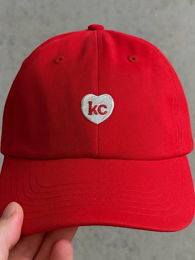 Embroidered Kansas City KC Dad Hat for wholesale by Thread Friday