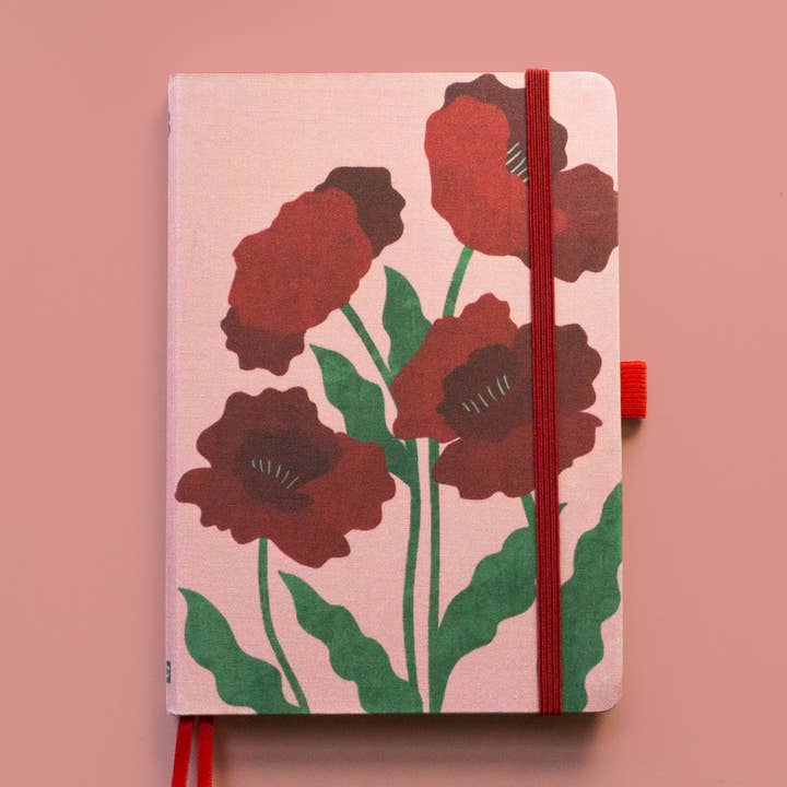 Poppy Linen Journal | Geboortebloem voor augustus voor wholesale door Primary Blooms LLC