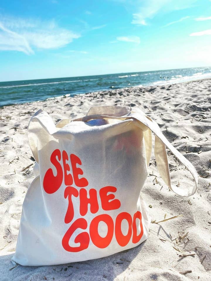 See The Good Tote Bag for wholesale by Designs By Grace Ann