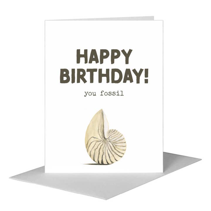 Printed Canvas - Venta al por mayor Tarjetas de cumpleaños - Tarjeta de felicitación de concha de mar vertical (8258D)