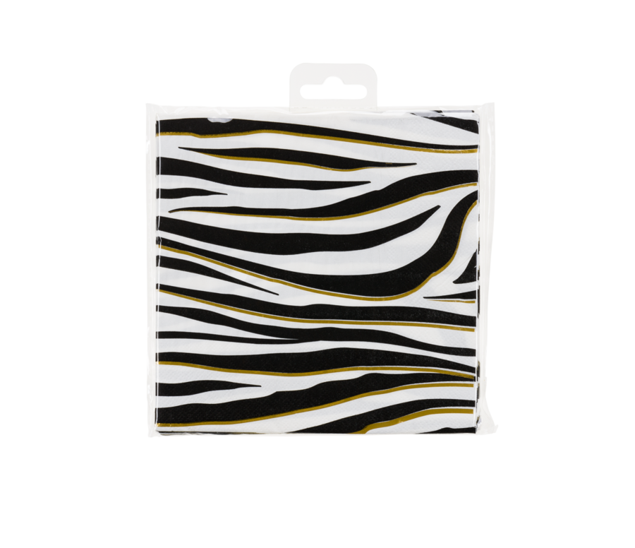 PD Party - Wholesale Disposable Napkin - Napkins - Zebra1