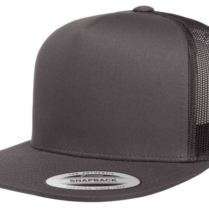 Stryder Gear - Wholesale Trucker Hat - Unisex - Colorado Mountain Sunset Green and Purple on P6006-CHR Hat