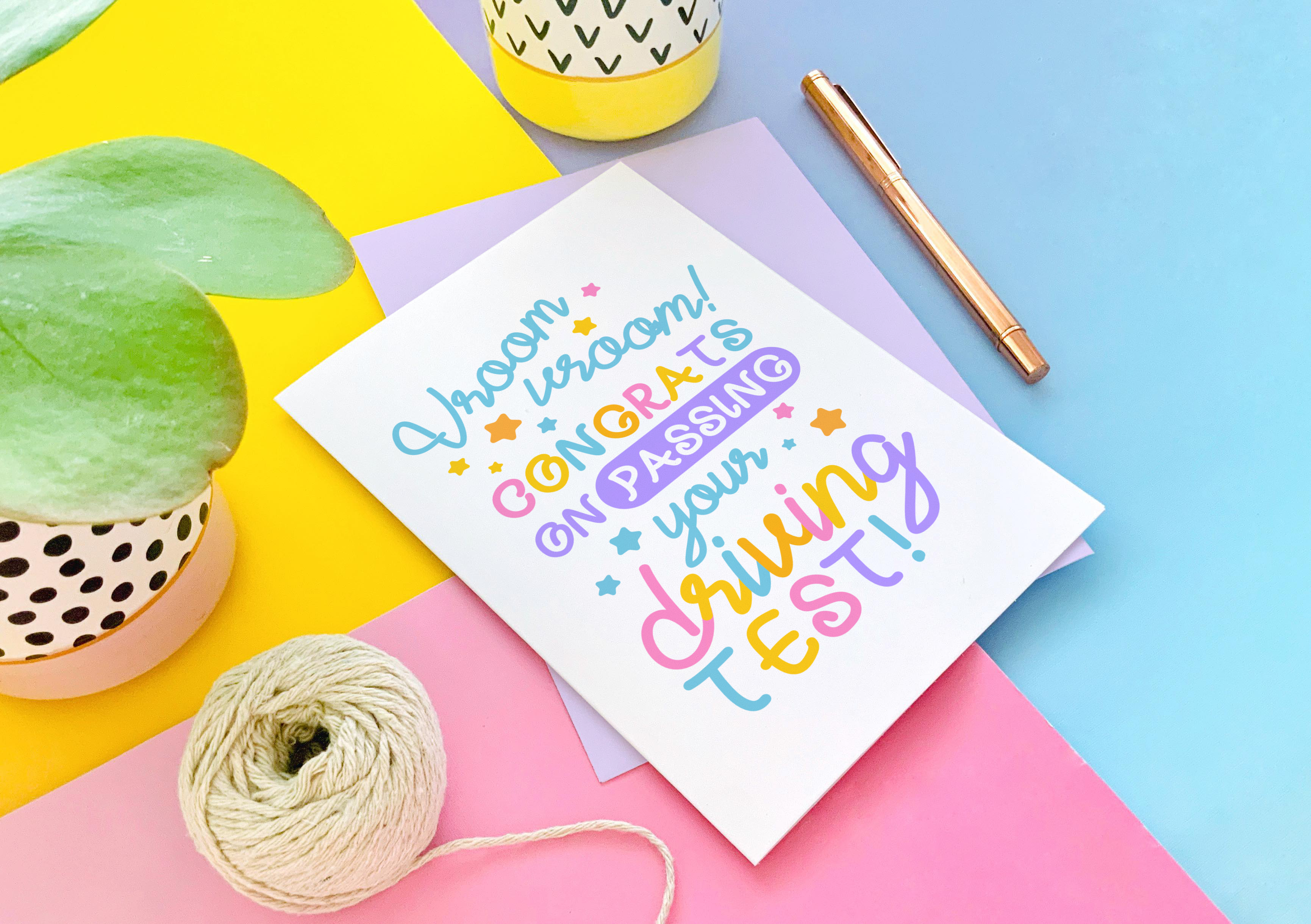 CoconuTacha - Wholesale Congratulations Card - Driving Test Greeting Card6