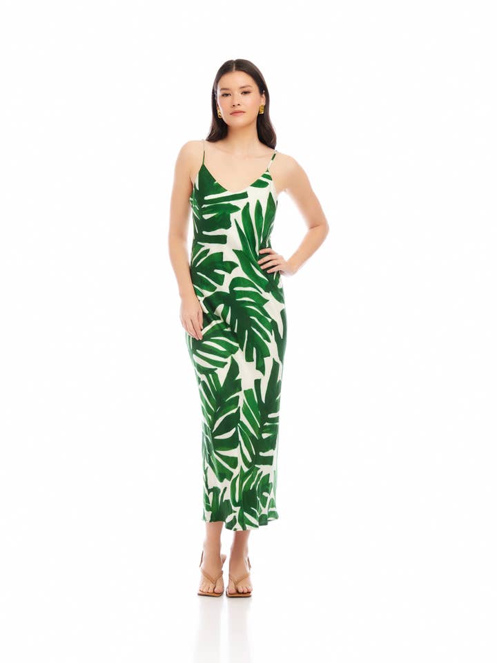 Print F Carie Bias Midi Dress for wholesale on Faire