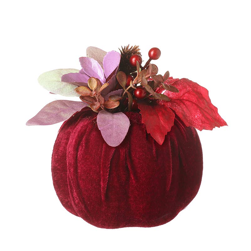 Heaven Sends – wholesale Wreath – SMALL DEEP RED FOLIAGE WREATH0