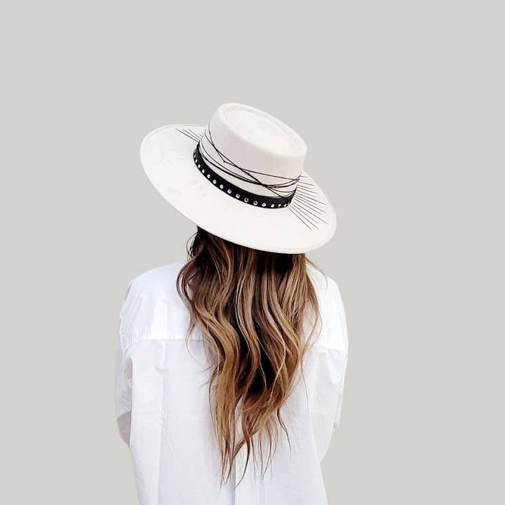 Neo Telescope Crown Hat for wholesale by PETRA SAVAGE