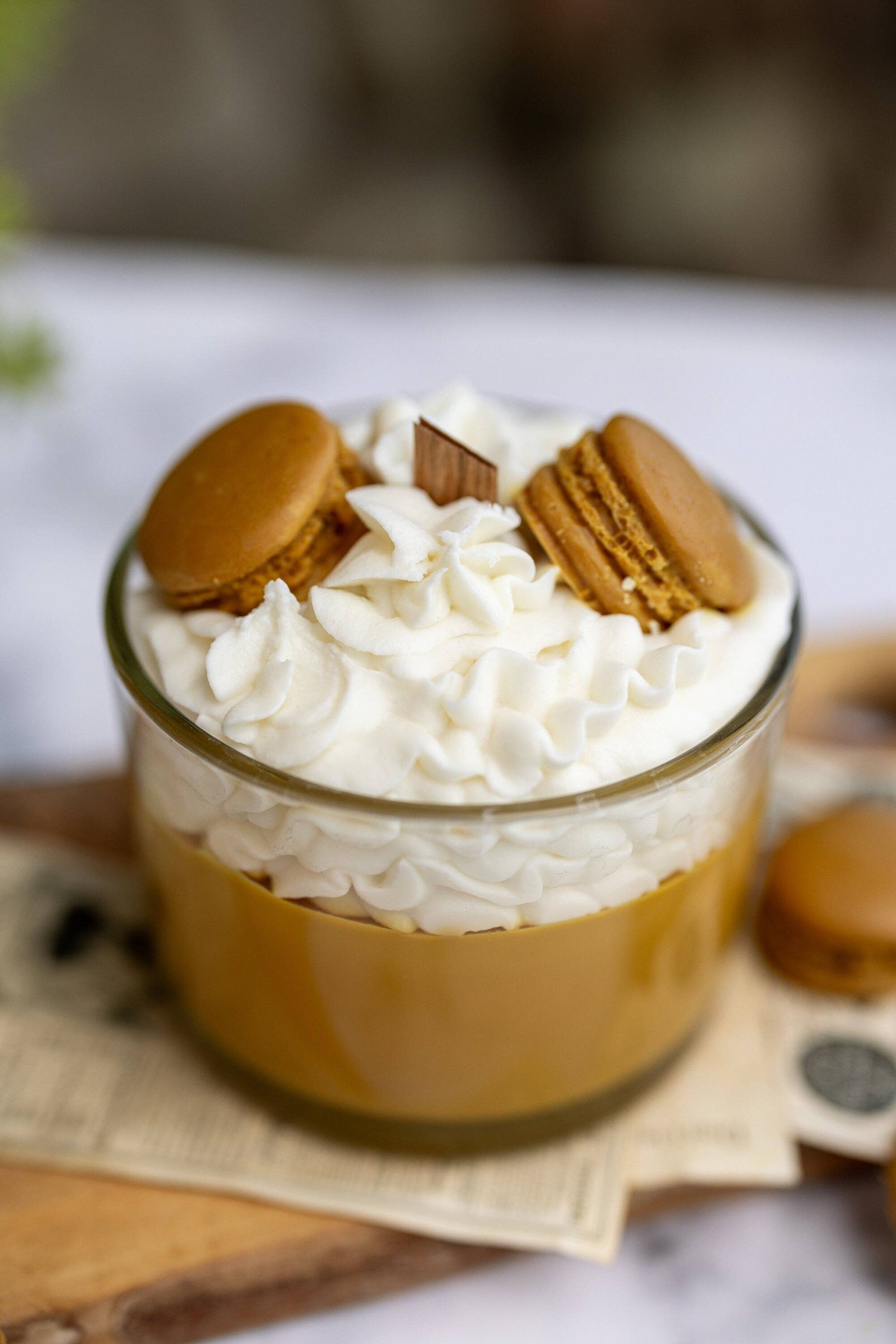 MySunshineCandless - Wholesale Novelty Candle - Espresso Scented Candle, Macaron Candle/Macaroons Candle/Whipped Candle/Dessert Candle/ Chocolate Candle/Gift for her/Macron Candle Soy Wax3