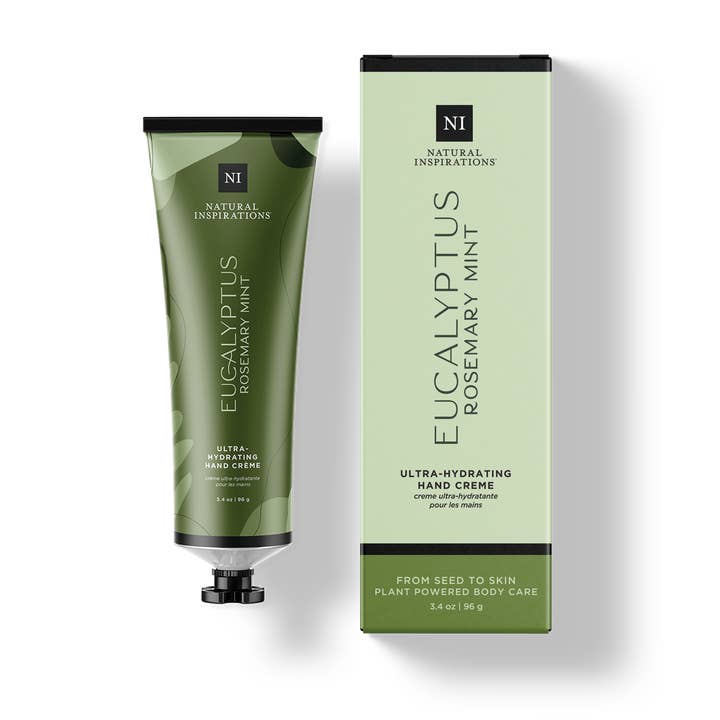 Eucalyptus Rosemary Mint Boxed Hand Crème/Cream for wholesale by Natural Inspirations
