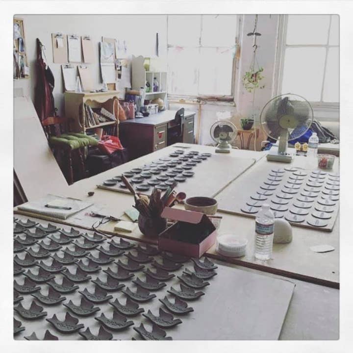 Chrissy Ann Ceramics - Wholesale Ornament - Custom Zip Code Ceramic House Ornament | Handmade Pottery