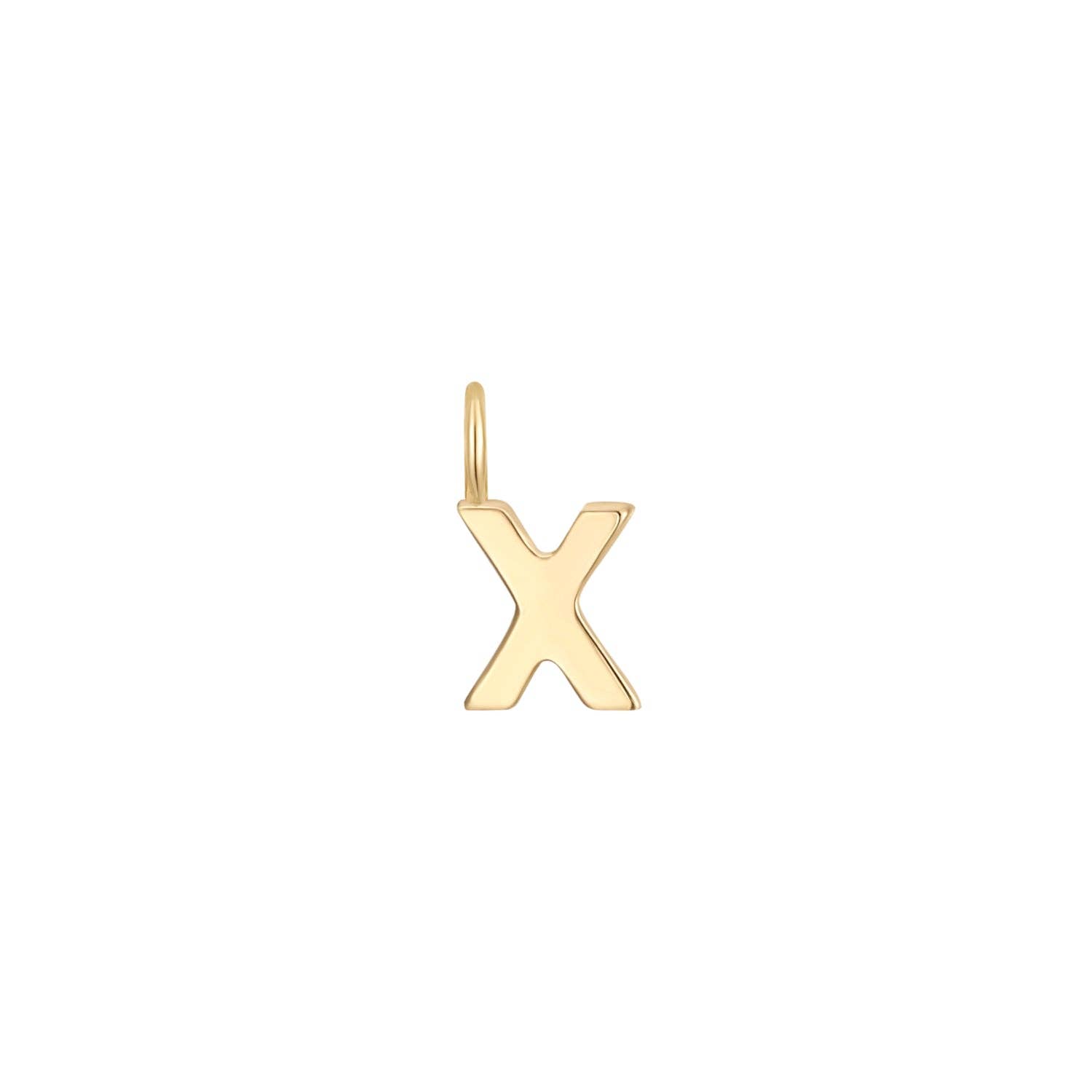 WJW - Wholesale Individual Charm/Pendant - Permanent Jewelry 14K Solid Gold Initial Charms23