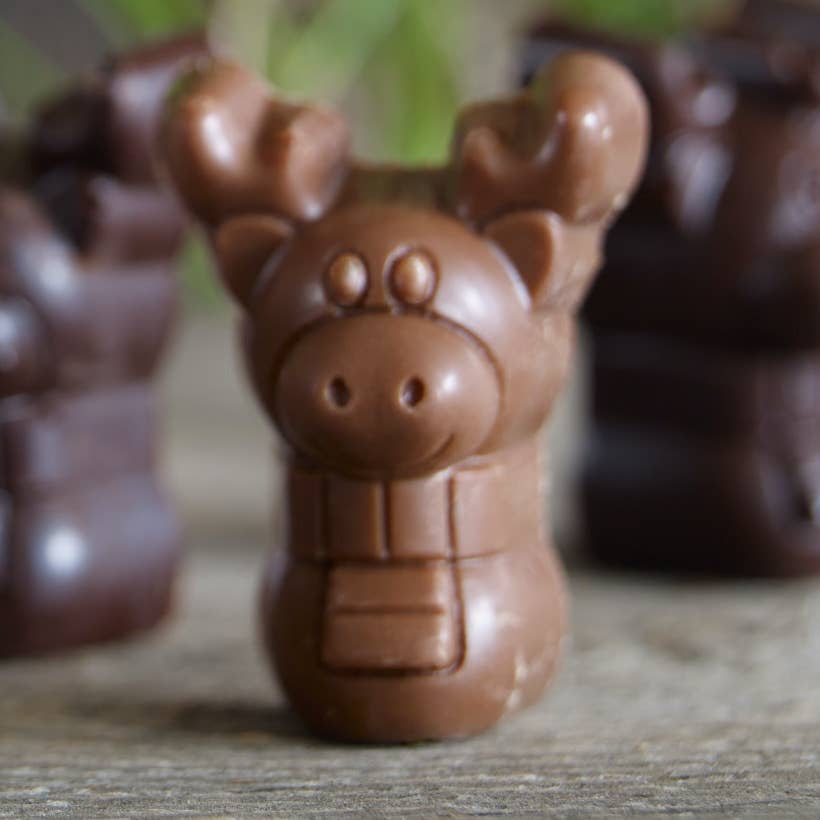 Dean's Sweets - Vendita all'ingrosso Cioccolato - Mini alci del Maine in cioccolato1