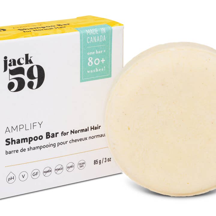Amplify Shampoo Bar - Woodsy & Citrus-Infused - Jack59 for wholesale by Jack59 Inc.