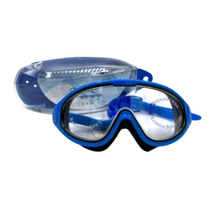 K & S WHOLESALE INC - Wholesale Swim Goggles - Unisex - Swimming Goggles with Case 48 CT, 4 Colors