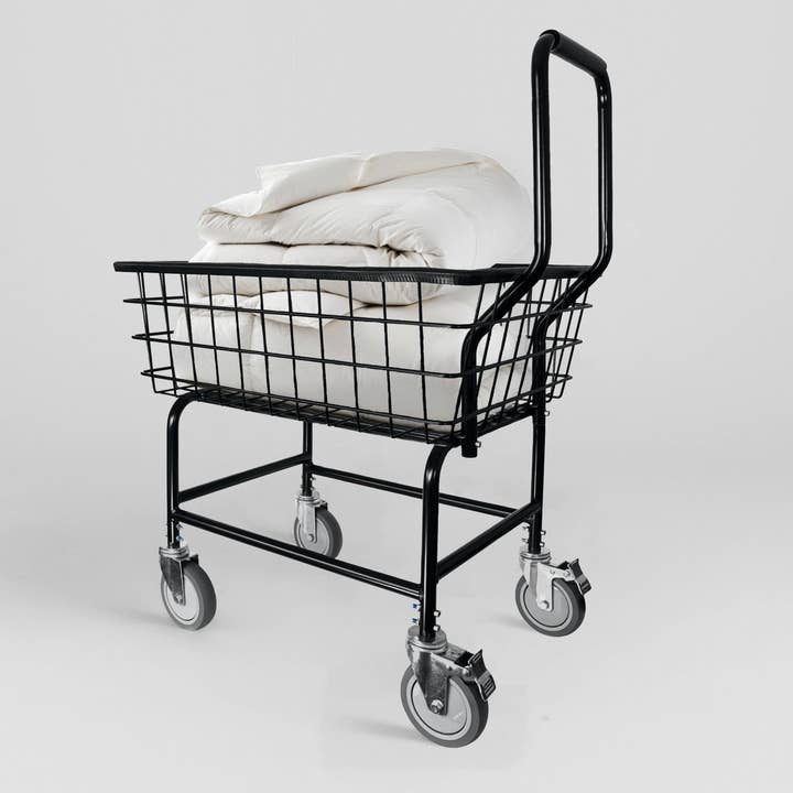 Laundry Vending Products - Wholesale Laundry Basket - LVP Work Horse Commercial Laundry Cart with Removable Handle