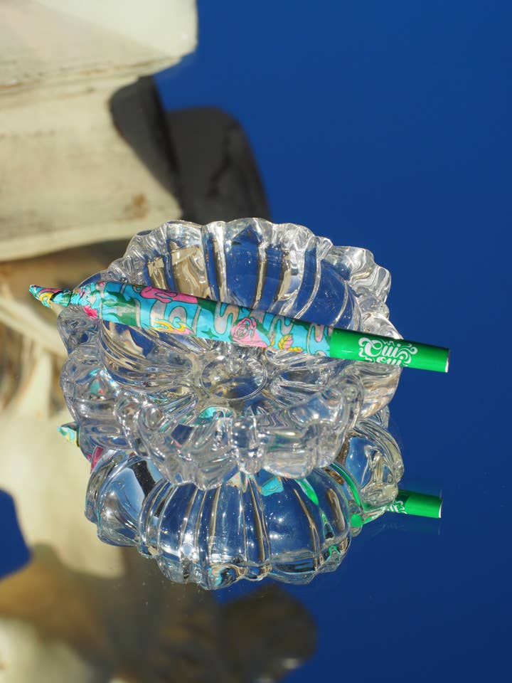 Aschenbecher-Set aus Glas im Vintage-Stil für den Großhandel von Oui Oui