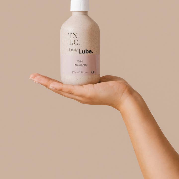 The Natural Love Company - Wholesale Personal Lubricant - Simply Lube Wild Strawberry | Vegan Intimacy Lubricant