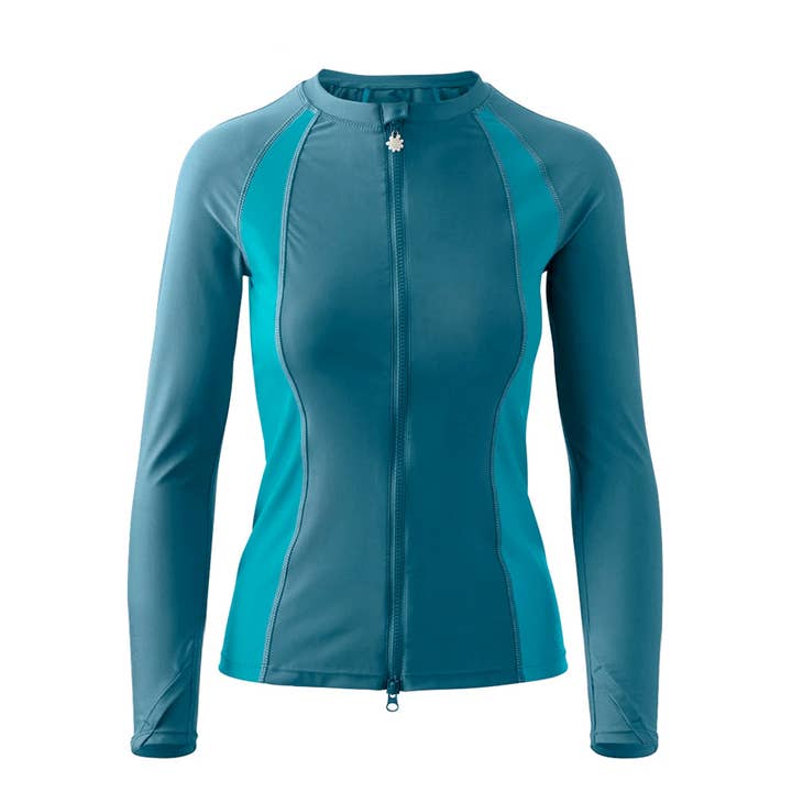 UV Skinz - Wholesale Rashguard - Women’s - Women's Long Sleeve Full Zip Rash Guard5