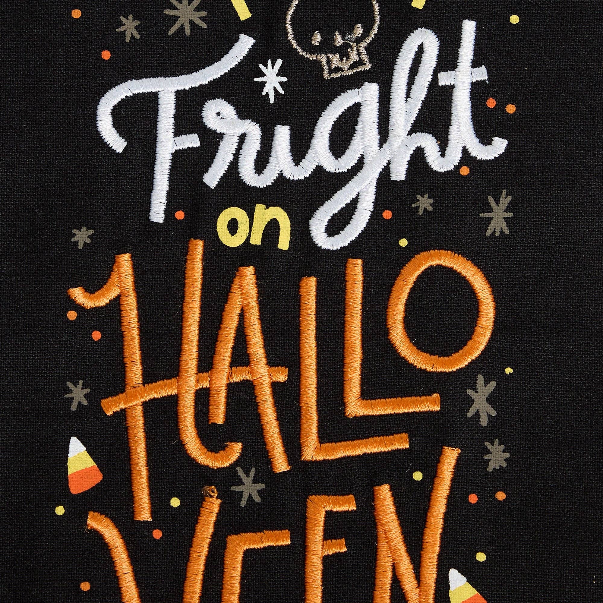Design Imports - Wholesale Tea Towel - Tales of Fright Embellished Dishtowel3