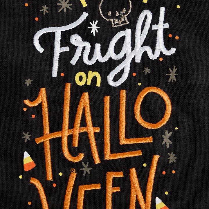 Design Imports - Wholesale Tea Towel - Tales of Fright Embellished Dishtowel3