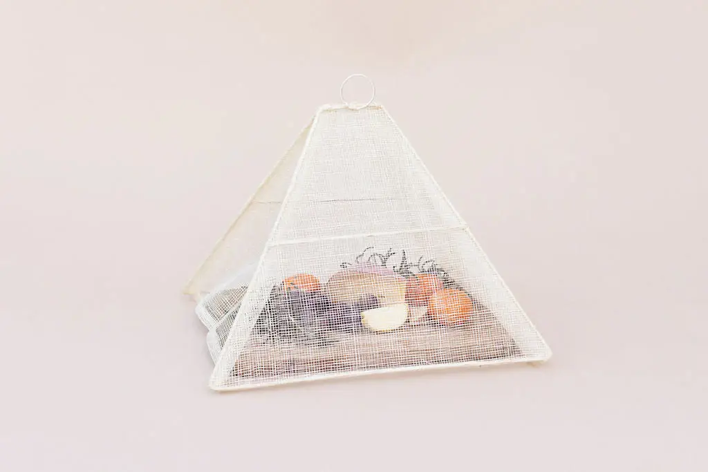 NEEPA HUT - Wholesale Food Storage Wrap/Bag - Handmade Collapsible Woven Food Tent | Cream | Small | Indiv3