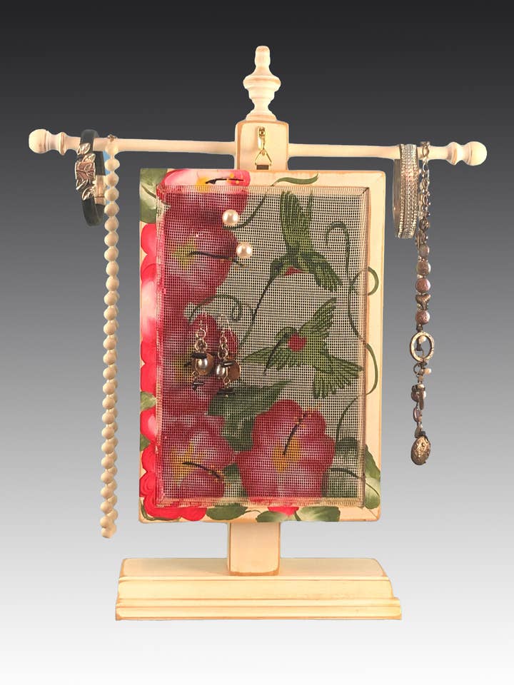 Porte-boucles d'oreilles classique - Colibris pour la vente par Earring Holder Gallery