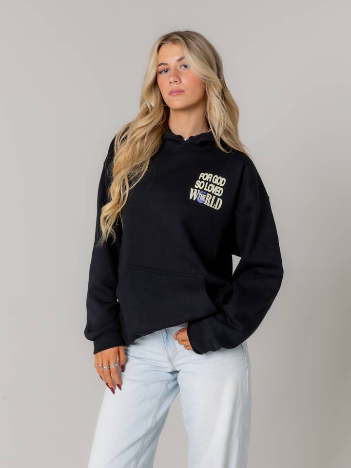 Jesus Loves You Company - Wholesale Hoodie - Unisex - "For God So Loved The World" Hoodie1