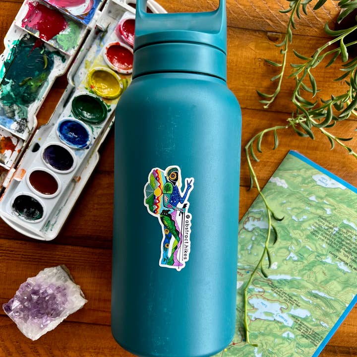 Abstract Hikes - Wholesale Sticker - Hiking Sticker: "Chica"