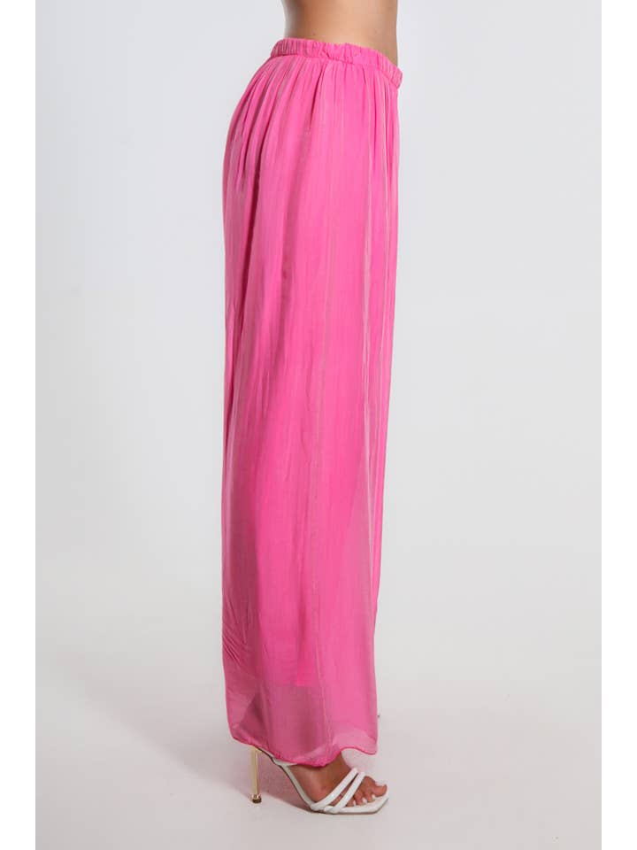 TINA Stephens Italy/Tees By Tina - Wholesale Pants - Women's - Roxy Silk Straight Leg Pant (PL212)23