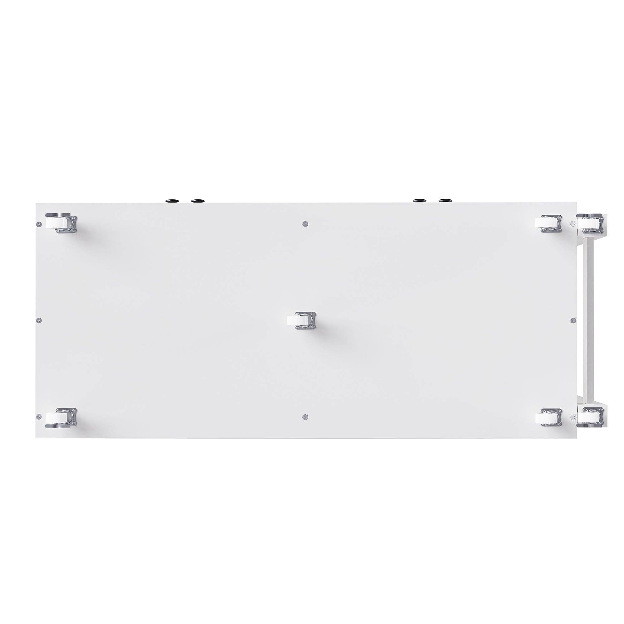 HOMYCASA DESIGN INC - Wholesale Kitchen Storage/Organizer - K&K 74.5 inch Kitchen Island with Extendable Dining Table , Rolling Kitchen Island on Wheels with Spice Rack and 2 Drawers,  Kitchen Storage Cart with 4 Door Cabinet, for Kitchen, Dining Room, White22