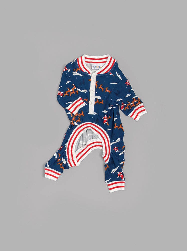 Good Thomas – wholesale Sleepwear set – men's – Santa Sleighs Pajama (Dog & Kid Sizes Only)2