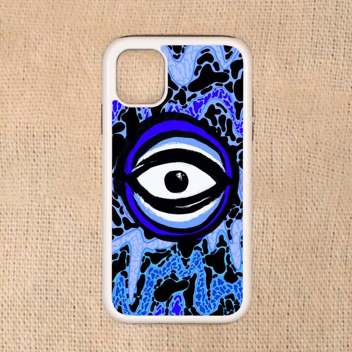 Blue Silk Safe Case for wholesale by abbyrose