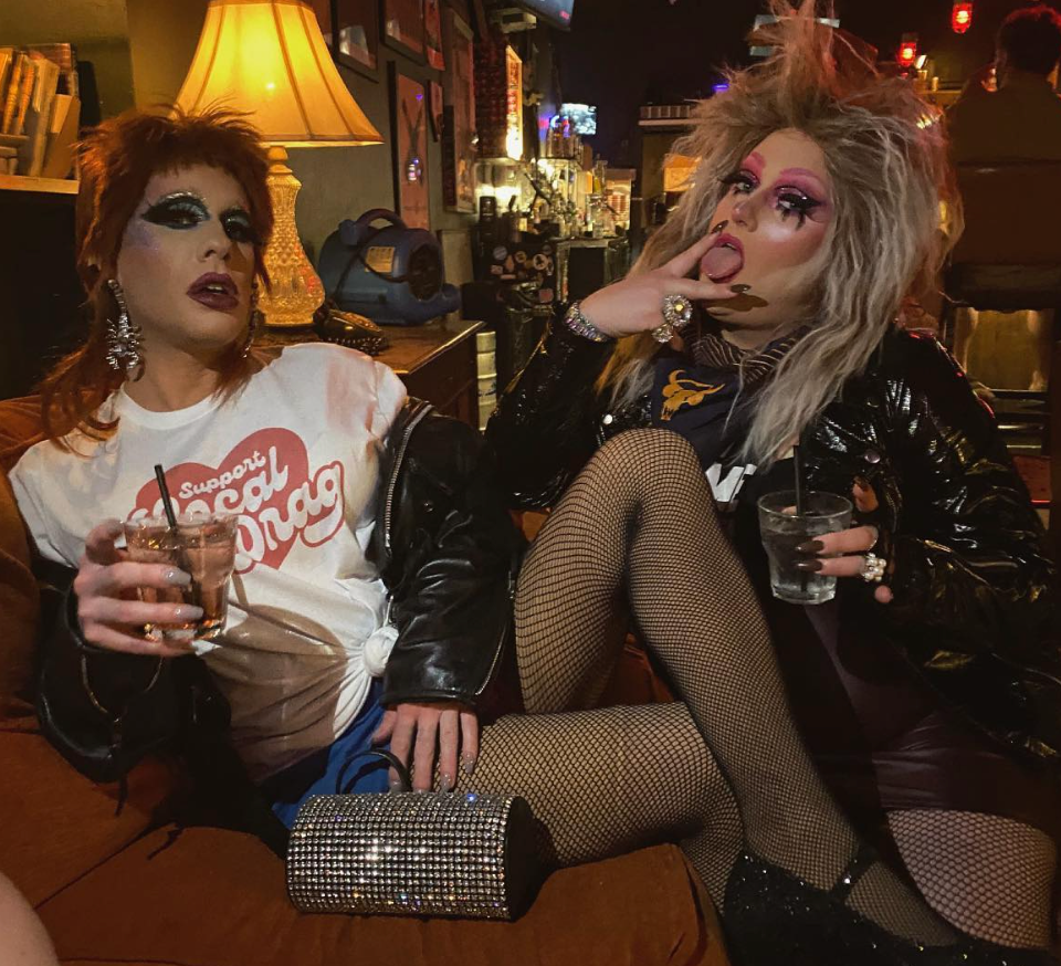 The Little Gay Shop - Wholesale Sticker - Support Local Drag Vinyl Sticker2