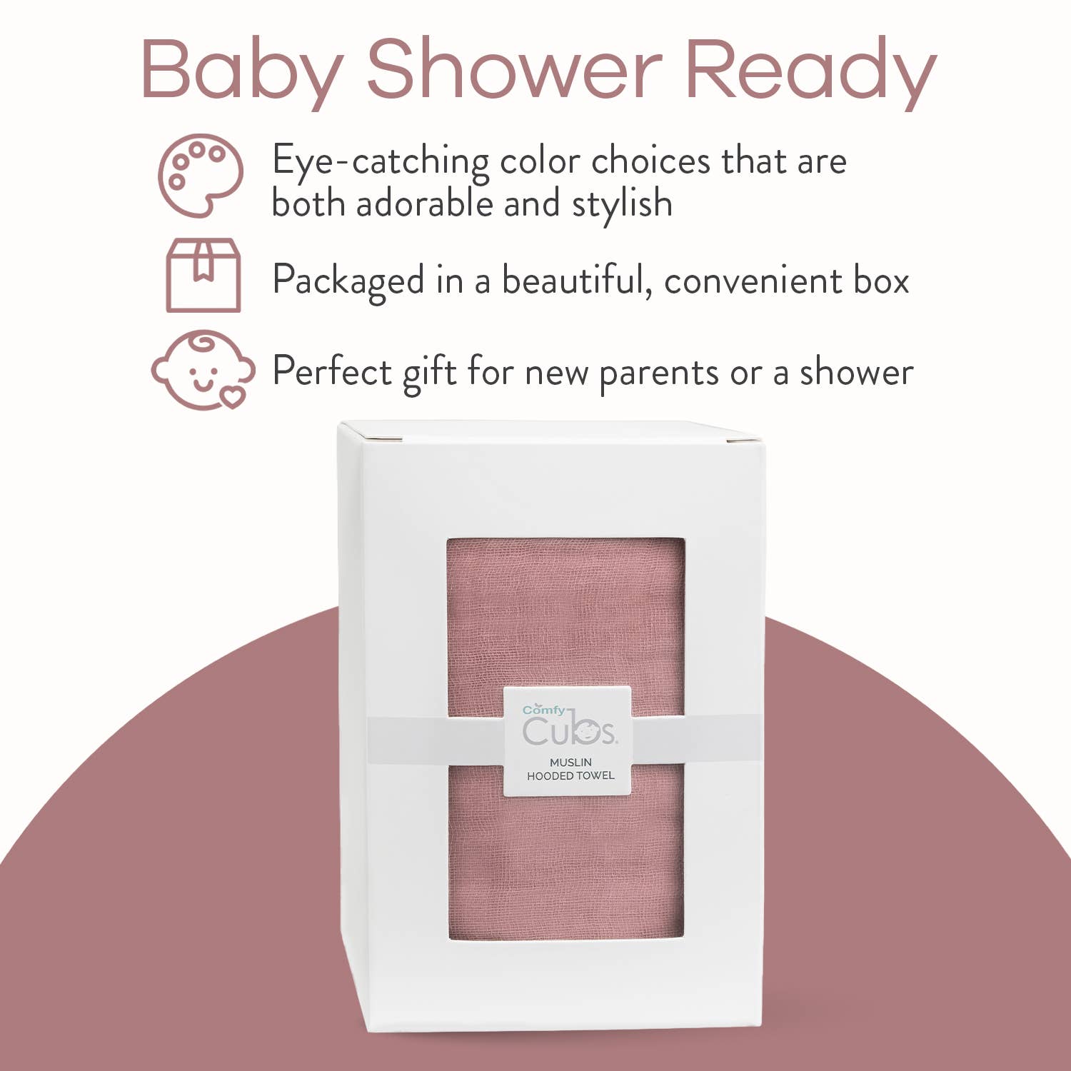 Comfy Cubs - Wholesale Hooded Towel - Kids & Baby - Baby Hooded 9 Layer Muslin Cotton Towel for Kids43