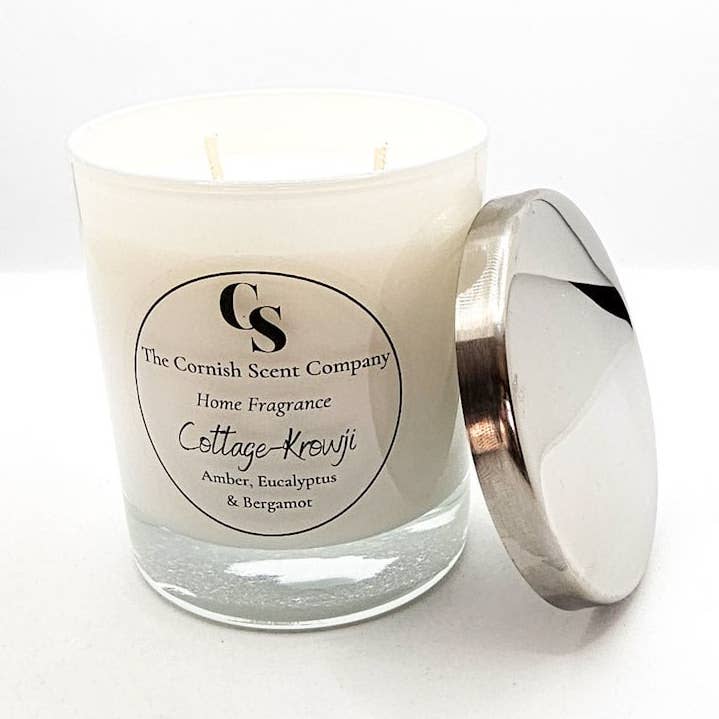 Premium double wick candle Cottage for wholesale by The Cornish Scent Company