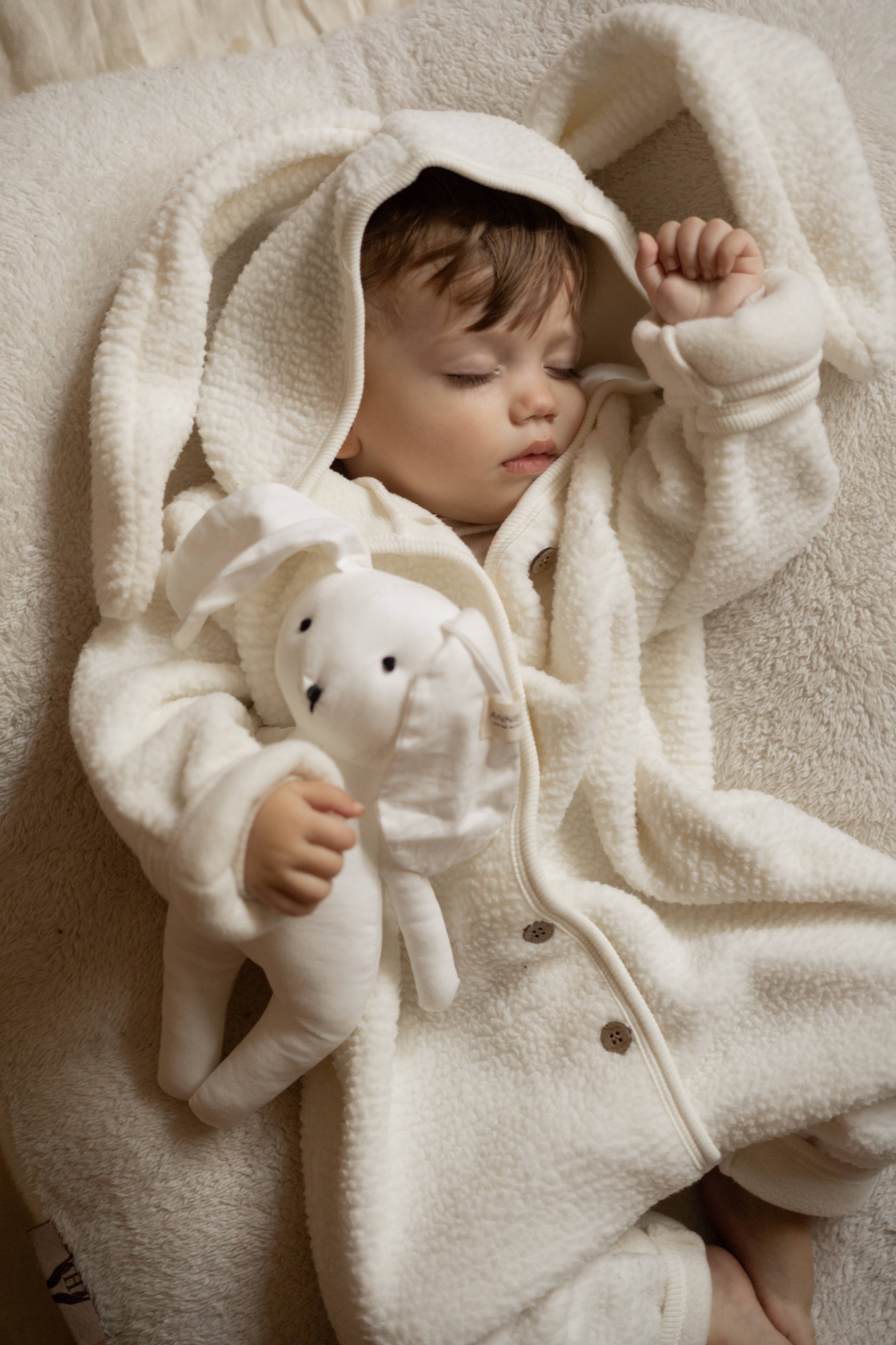 Annie & Charles - Wholesale Jumpsuit - Baby - Annie & Charles® Bunny Fleece Jumpsuit6