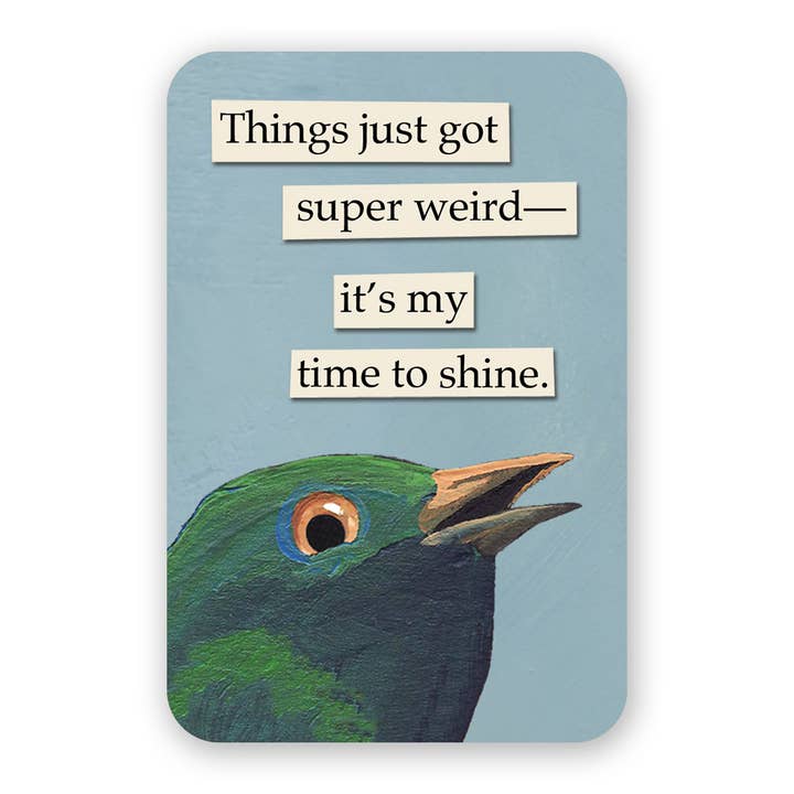 Weird Vinyl Sticker for wholesale by The Mincing Mockingbird