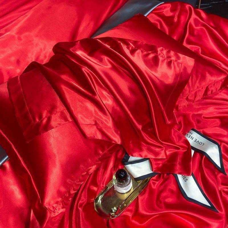 SueSilkHK - Wholesale Hoofdkussenhoes/met rits - Set van 2 satijnen kussenslopen voor haar en huid, 20 x 30 inch (50 x 76 cm), glanzende kussensloop met envelopsluiting, handgemaakte zijden kussensloop, cadeau voor haar8