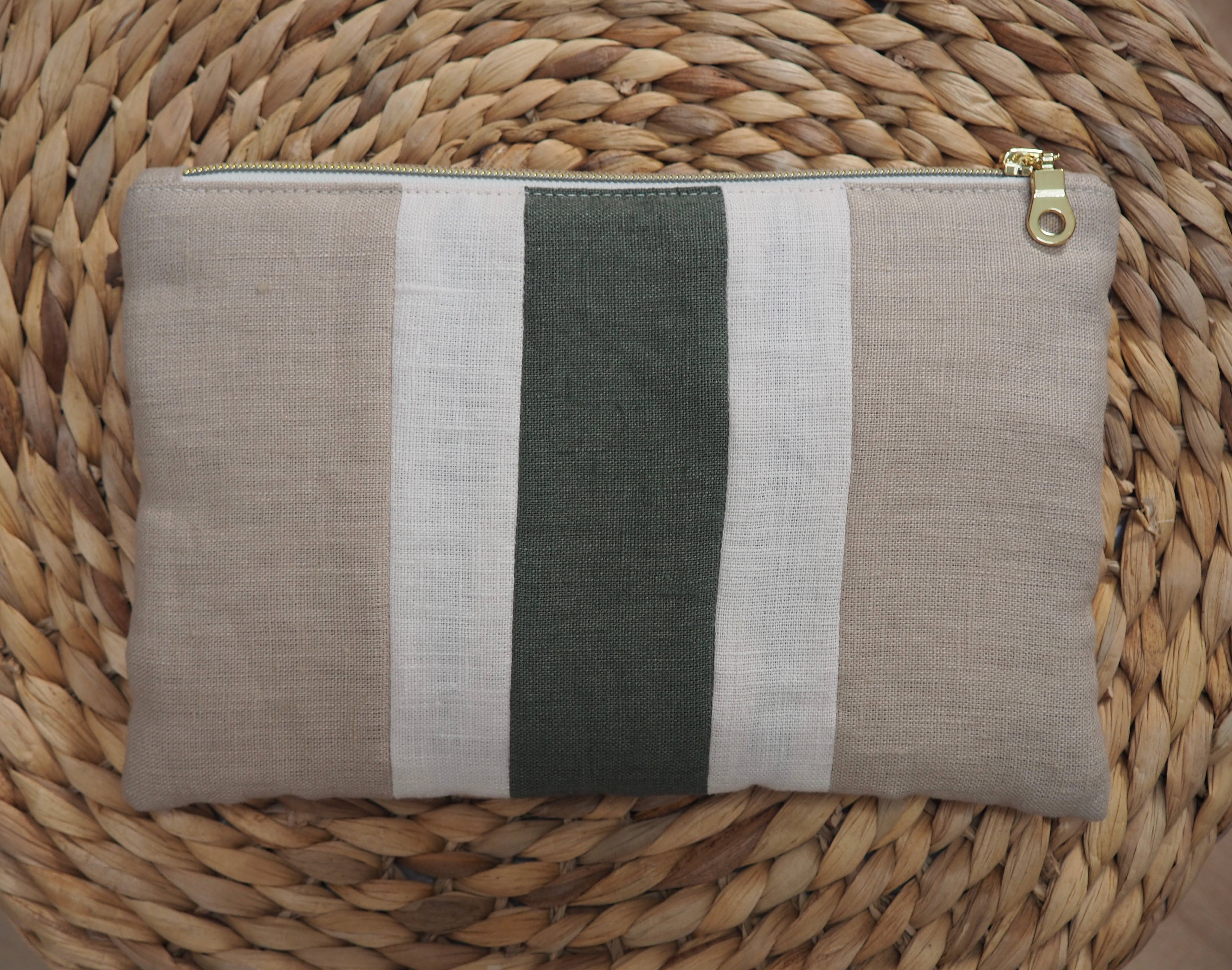 Atelier Magnolia - Wholesale Pouch - Women's - Linen pouch, Pink1