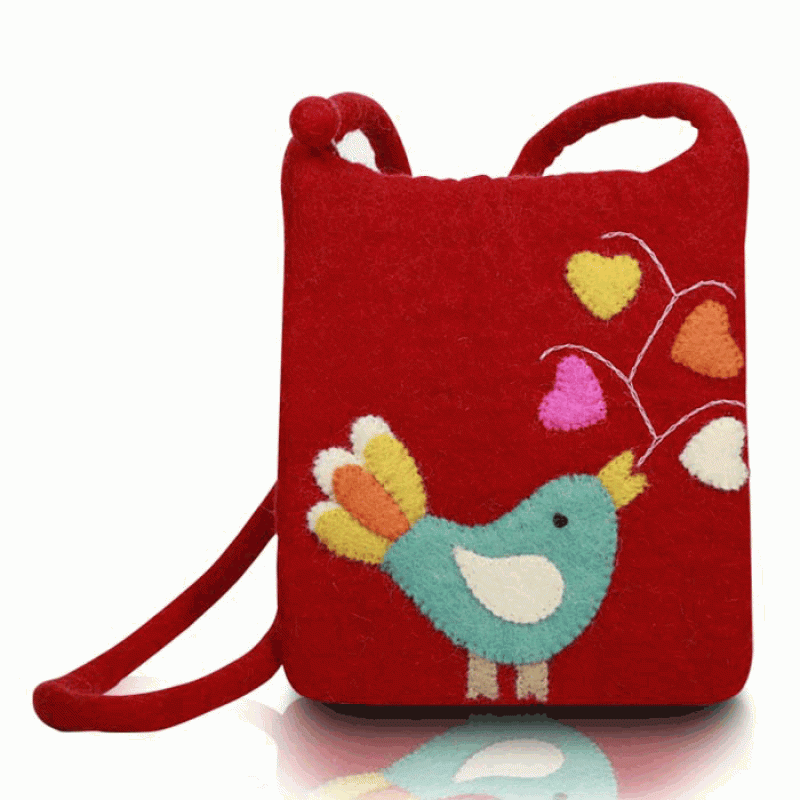 BNB Crafts Inc. - Vente Sac à bandoulière – enfant - Sac à bandoulière Bird Singing With Love pour enfants4
