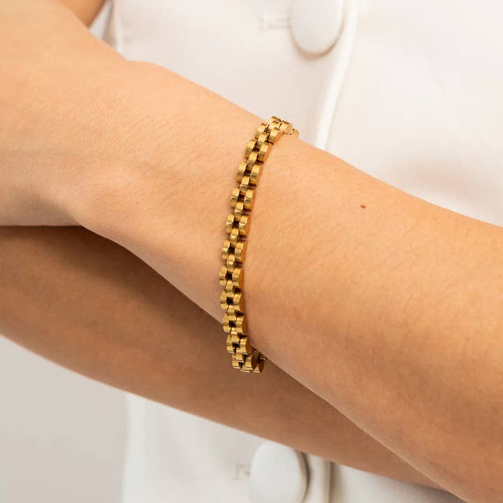 Brenda Grands Jewelry - Wholesale Watch Band/Strap - Women's - Dainty Watch Band, Gold