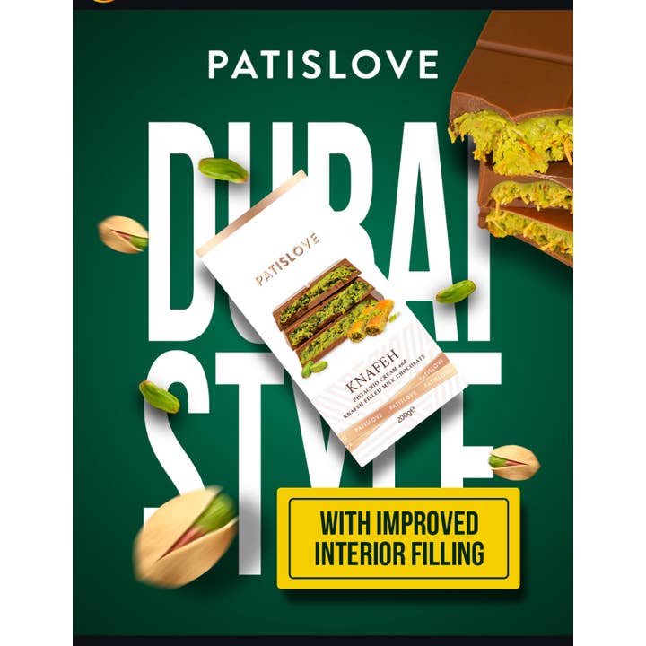 Swiss Chocolate Co. - Wholesale Chocolate - Dubai Chocolate Bar – Premium Gourmet Chocolate 30g