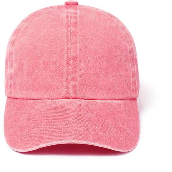 David And Young - Wholesale Baseball Cap - Unisex - GWCAP18670 - Stone Washed Twill 6 Panel Baseball Cap
