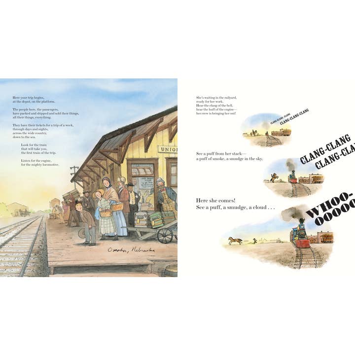 Simon & Schuster - Wholesale Preschool Book (3-5) - Locomotive by Brian Floca1