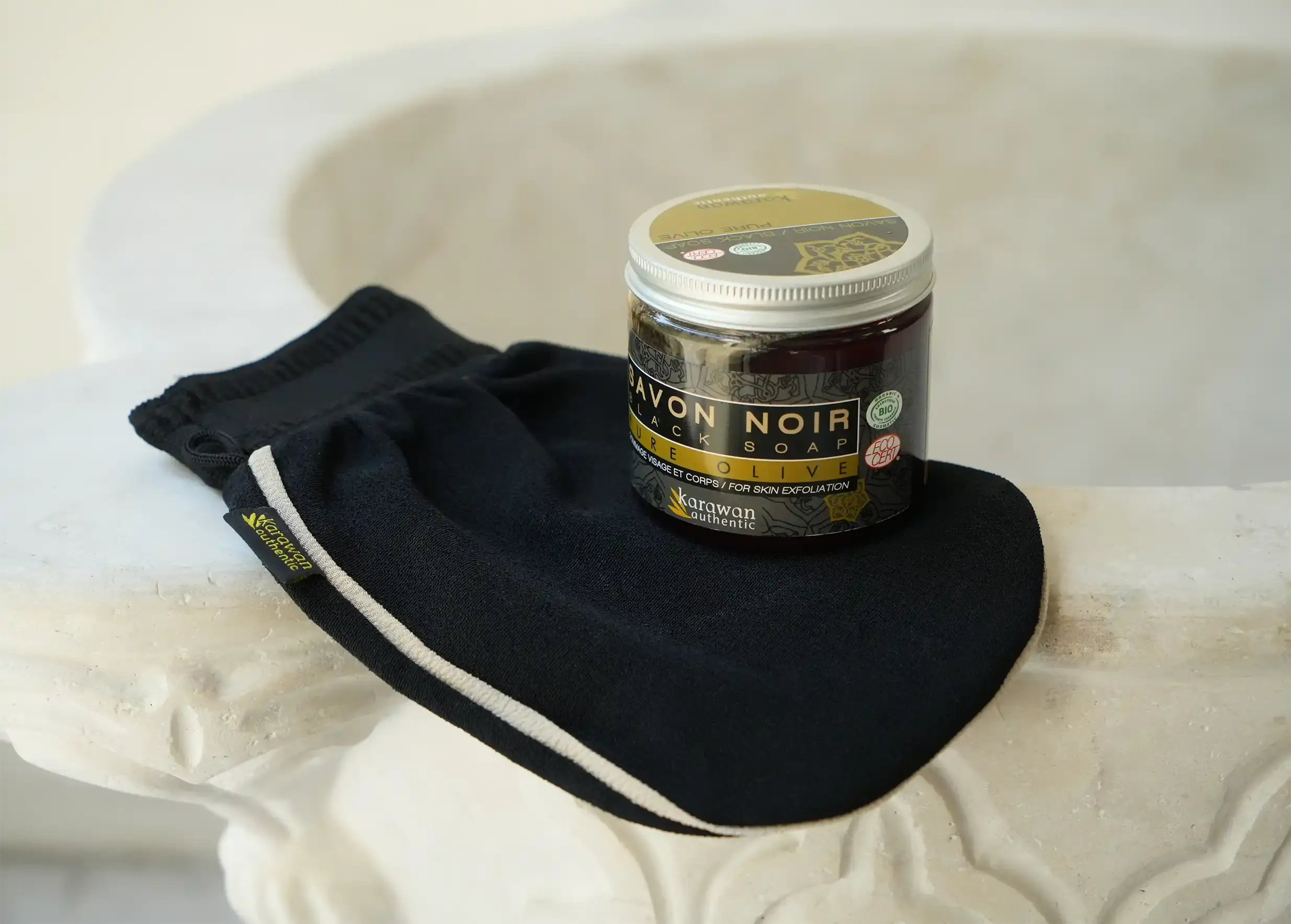 Karawan Authentic - Wholesale Exfoliating Gloves/Mitts - KESSA SCRUB GLOVE - MEDIUM GRAIN - BODY0