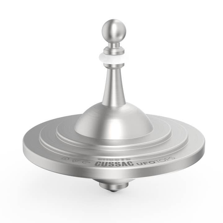 UFO Tops - Wholesale Classic Toy - Kids - Metal Spinning Top inspired by Cussac, France UFO Sighting