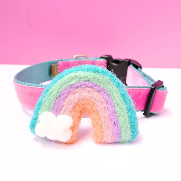 Mimi Green - Wholesale Pet Collar - Dog - Rainbow Dog Collar Accessory (4 Colors) - Pride