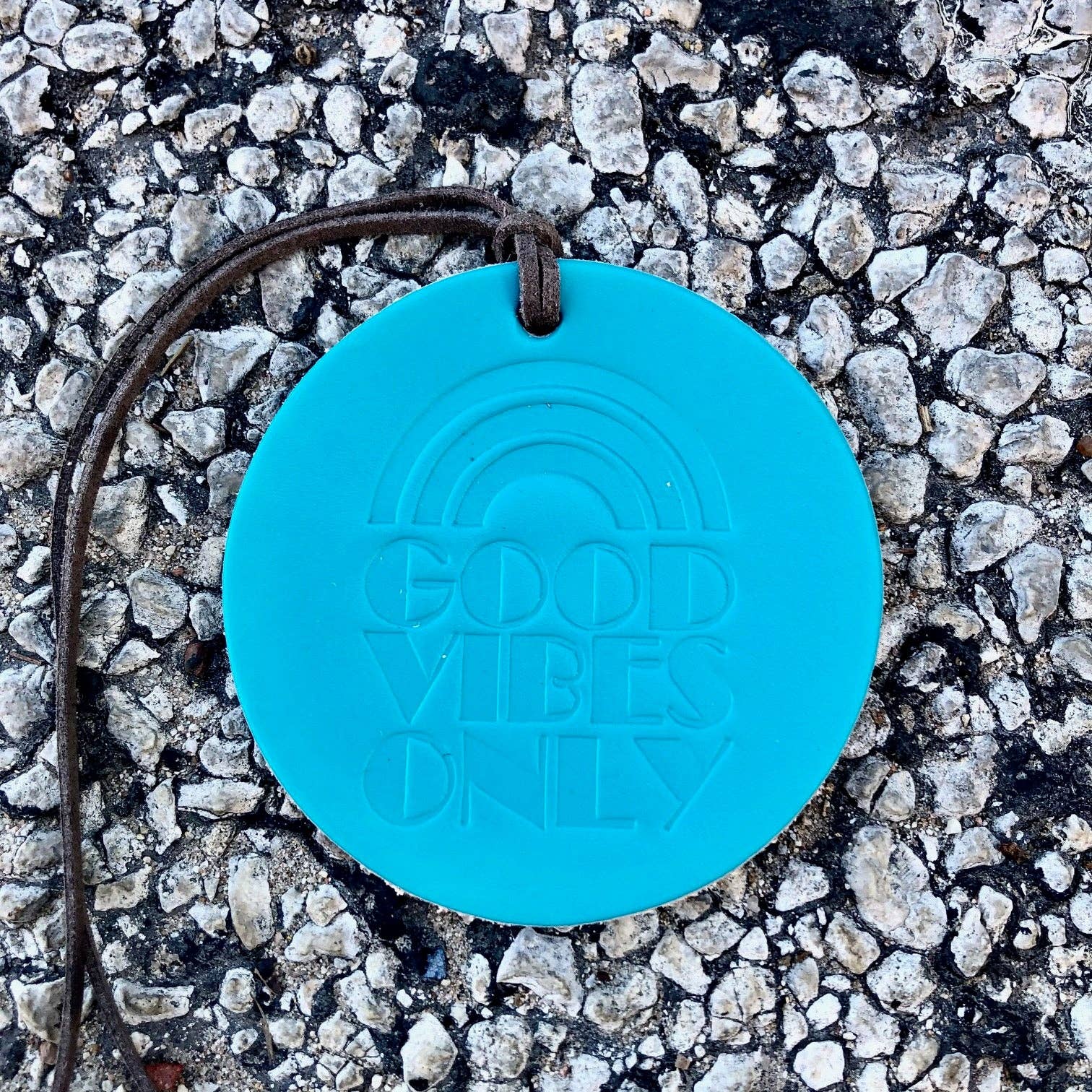 Callahan Leather Co. - Wholesale Car Freshener - Unisex - Good Vibes Only Air Flair1