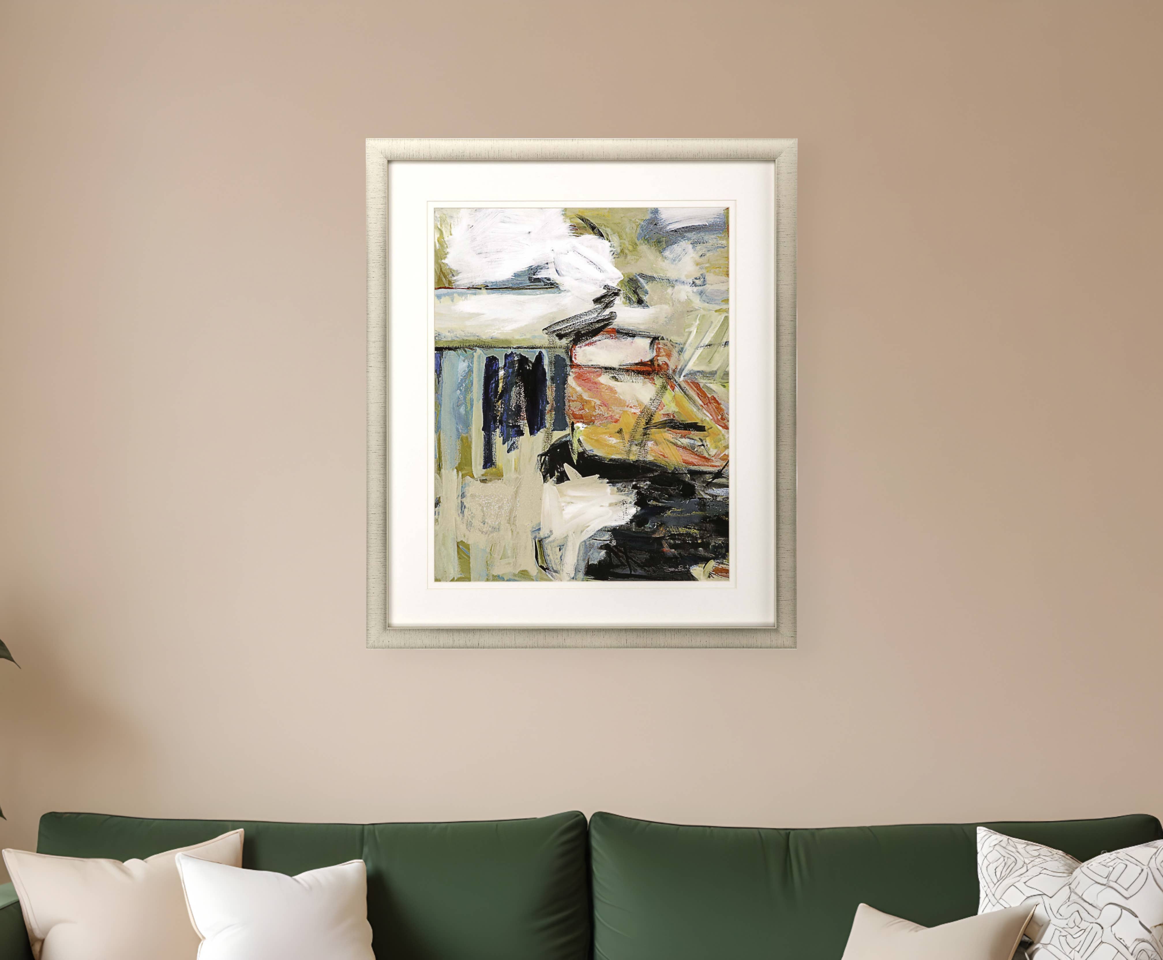 HomeRoots - Wholesale Art Print - Mainstream I Framed Art Gold Picture Frame Print Wall Art